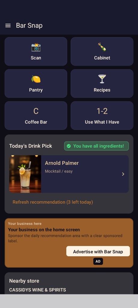 Bar Snap screenshot 1