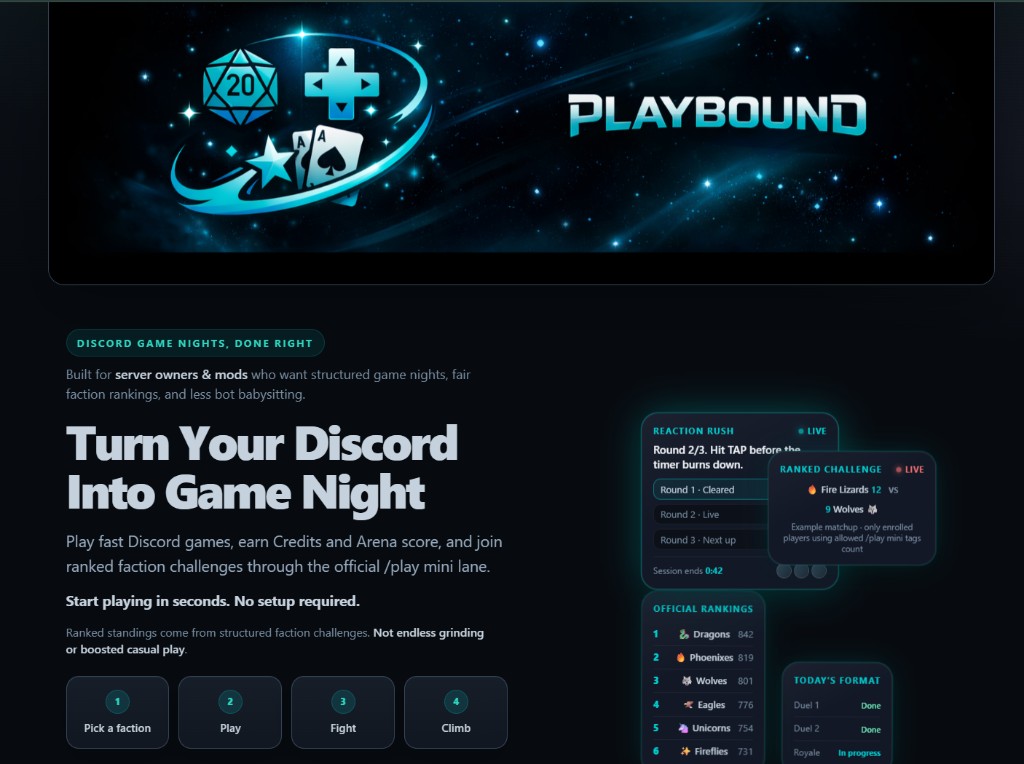PlayBound screenshot 1